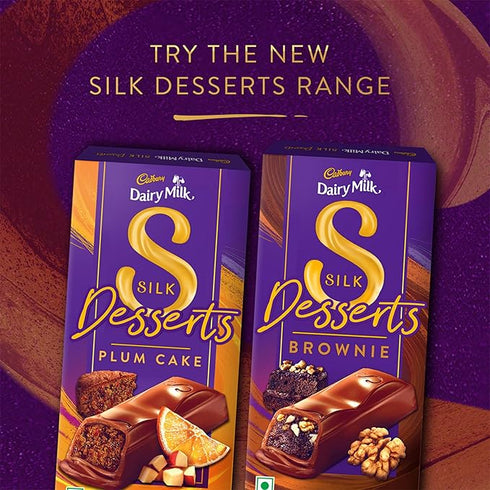 Cadbury Dairy Milk Silk Desserts Brownie Milk Chocolate Bar