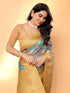 Vasthrlay Barbari Jacquard Unstitched Grey Free Ethnic Wear