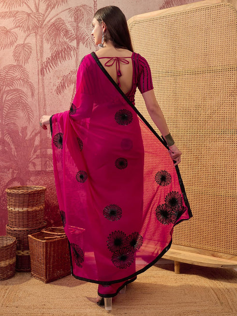 Vasthrlay Georgette Embroidery Unstitched Vh Ethnic Wear