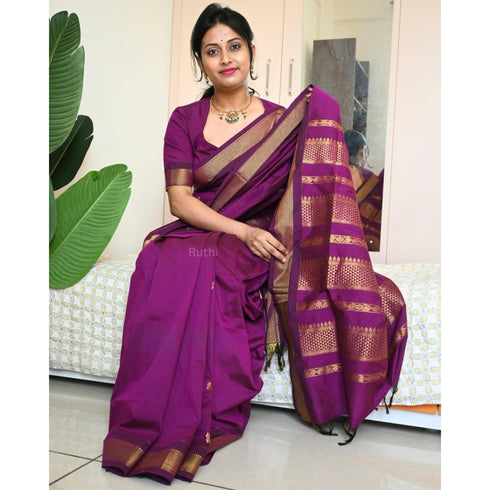 Vasthrlay Kanjivaram Tassels Saree