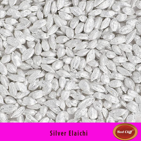 Red Cliff Pure Silver Coated Elachi-Silver Varq Coated