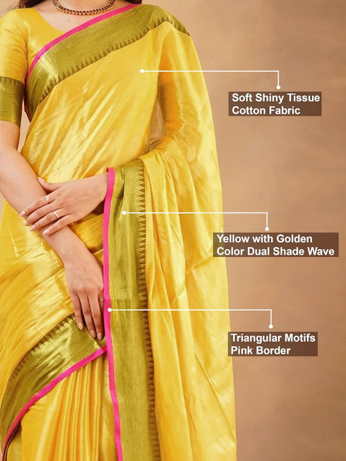 Vasthrlay Handloom Unstitched Green Ethnic Wear