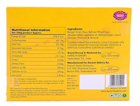 Karachi bakery Mango Soan Papdi