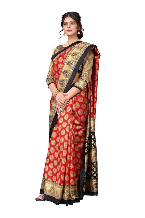 Vasthrlay Printed Alifa Pink Free Ethnic Wear