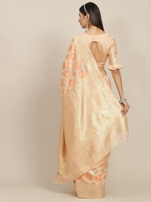 Vasthrlay Banarasi Jacquard Weaving Saree