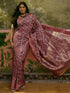 Vasthrlay Banarasi Weaving Light Maroon Saree With Unstitched Blouse Piece