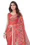 Vasthrlay Fashion Polyester Printed White Ethnic Wear
