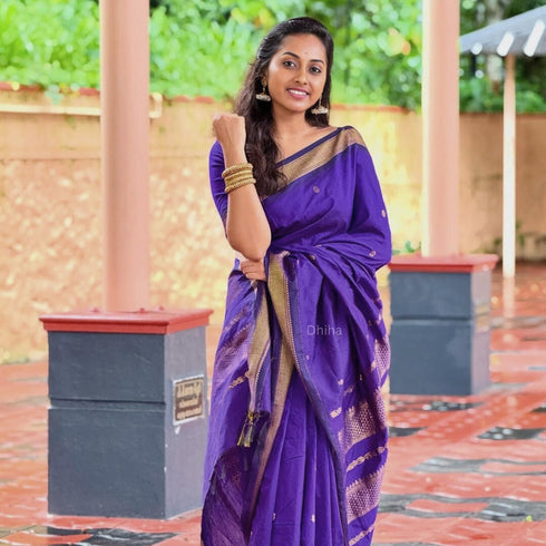 Vasthrlay Kanjivaram Tassels Saree