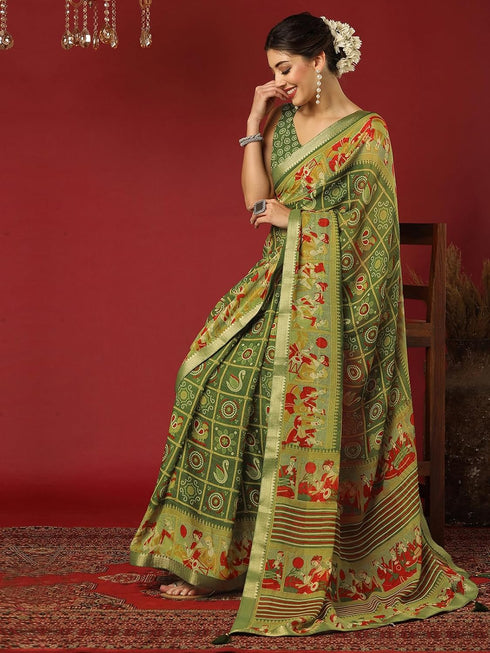 Vasthrlay Georgette Bandhani Unstitched 4322s217n Dark