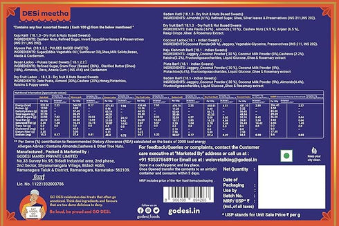 Go Desi GO DESi Assorted Meetha Gift Box