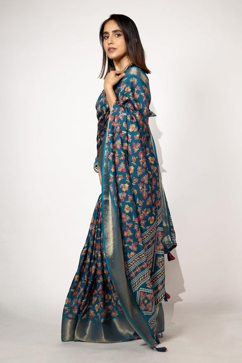 Vasthrlay Fashion Cotton Printed Ethnic Wear
