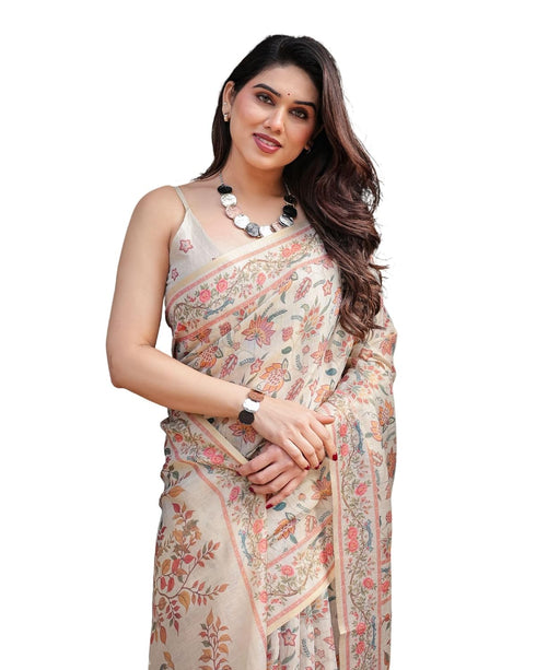 Vasthrlay Handloom Printed Saree