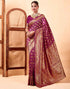 Vasthrlay Banarasi Traditional Unstitched Saree