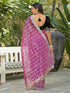 Vasthrlay Sequins Embroidery Turquoise Saree