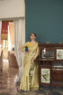Vasthrlay Jacquard Unstitched Comfortable Stylish Saree