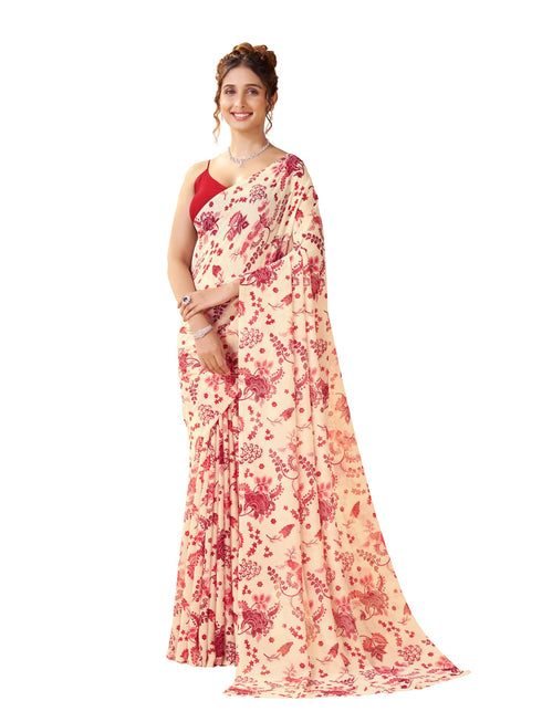 Vasthrlay Georgette Printed Saree