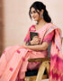 Vasthrlay Womens Printed Unstitched Dark Green Saree