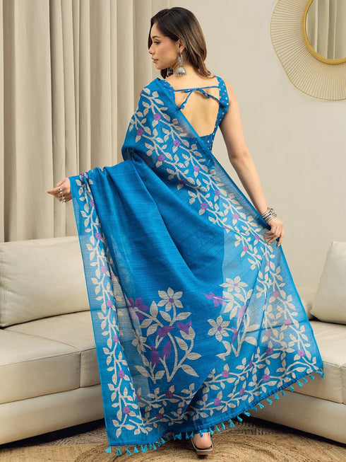Vasthrlay Cotton Printed Unstitched Ethnic Wear