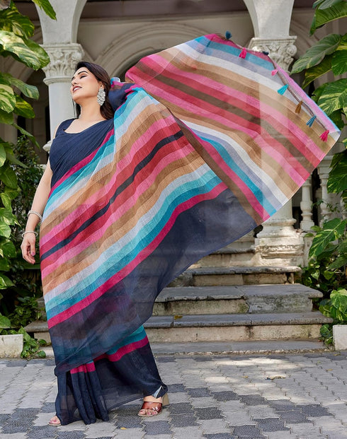 Vasthrlay Digital Chandheri Unstitched Material Az Ys Sasikala Ethnic Wear