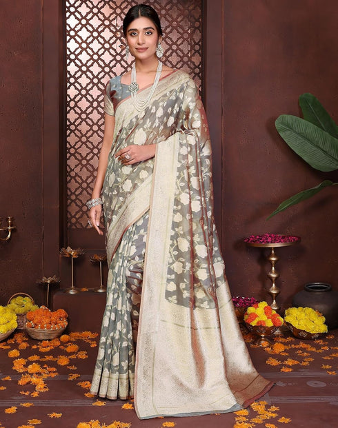 Vasthrlay Kanjivaram Banarasi Wedding Sari Az Ys Yasmin Saree