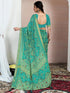 Vasthrlay Chiffon Bandhani Unstitched 4159s2944n Yellow