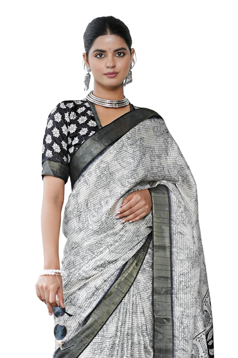 Vasthrlay Fashion Handloom Printed Ethnic Wear