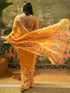 Vasthrlay Georgette Printed Teal Saree