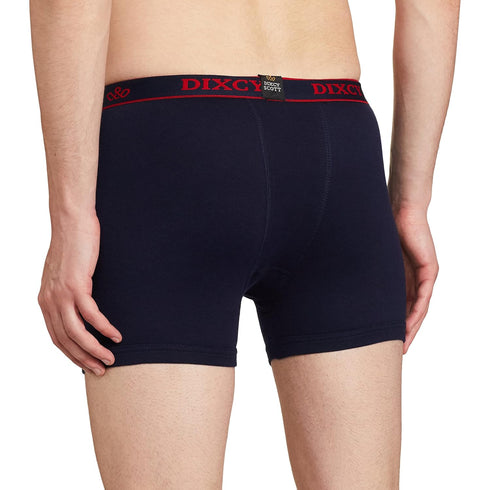 Dixcy Scott Cotton Men's Titan Trunk Asstd-P3 Regulart Fit Solid (8907727231231_Assorted_2Xl)