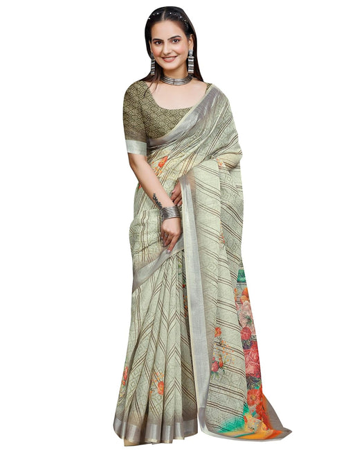 Vasthrlay Elephant Printed Unstitched Sai Ethnic Wear