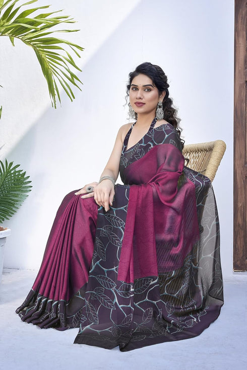 Vasthrlay Fashion Chiffon Printed Ethnic Wear