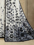 Vasthrlay Printed Off White1 White Saree