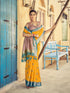 Vasthrlay Kanjivaram Banarasi Festival Unstitched Saree