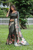 Vasthrlay Tussar Beautiful Royal Blue