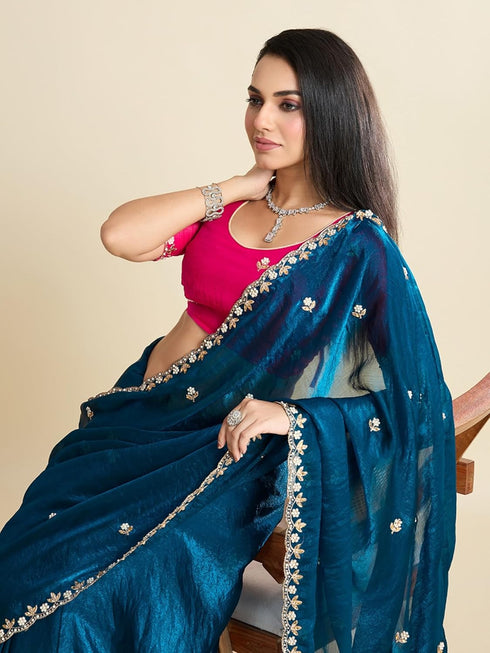 Vasthrlay Chiffon Unstitched