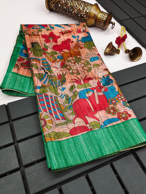 Vasthrlay Kalamkari Madhubani Print