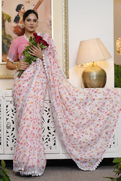 Vasthrlay Fashion Chevron Printed Ethnic Wear