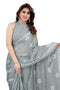 Vasthrlay Fashion Chiffon Printed Parrot Ethnic Wear