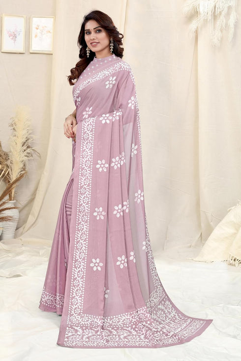Vasthrlay Fashion Chiffon Printed Ethnic Wear