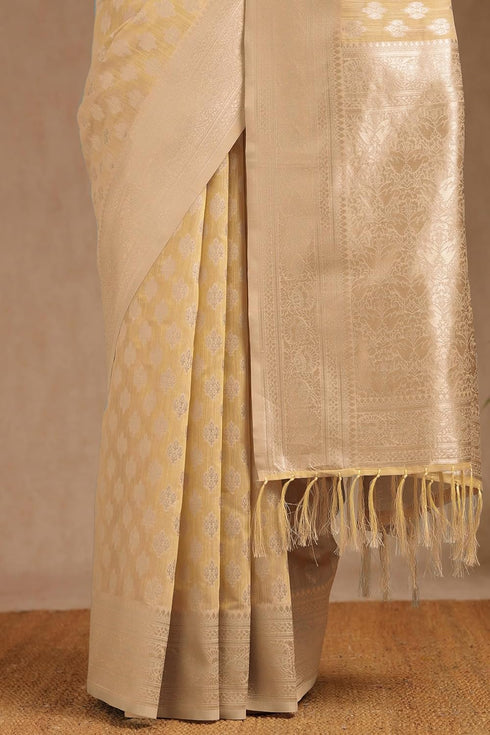 Vasthrlay Peach Tussar Woven