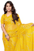 Vasthrlay Fashion Georgette Geometric Dusty Ethnic Wear