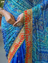 Vasthrlay Bandhani Embroidery Red Saree