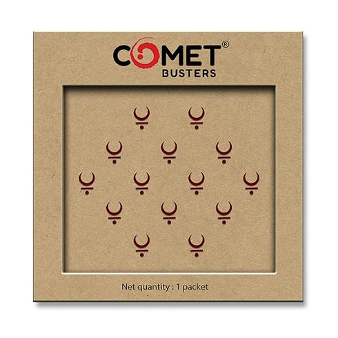 Comet Busters® Moon Bindis – 8mm Designer Maroon Bindi