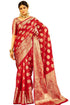 Vasthrlay Women's Organza Designer Unstitched Saree