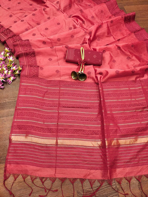 Vasthrlay Tussar Saree Butties