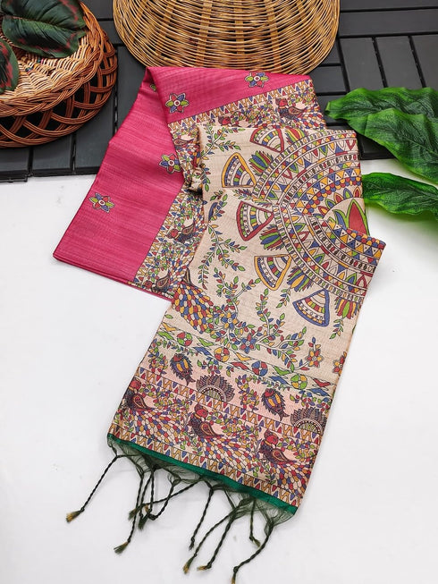 Vasthrlay Madhubani Kalamkari Traditional