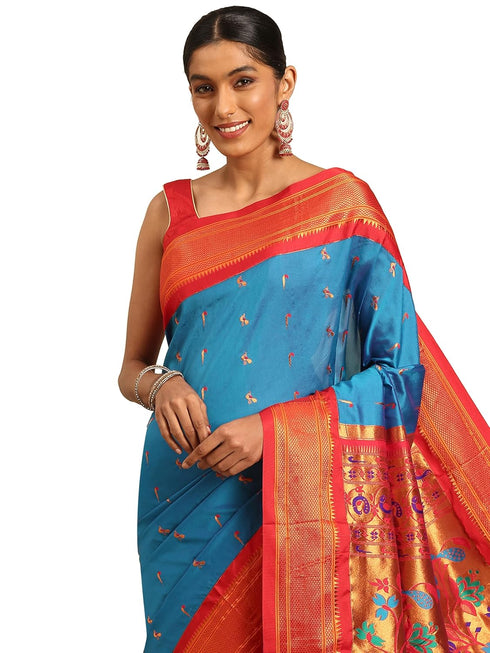 Vasthrlay Paithani Bottle Saree