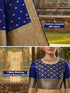 Vasthrlay Jaquard Traditional Unstitch Pink Ethnic Wear