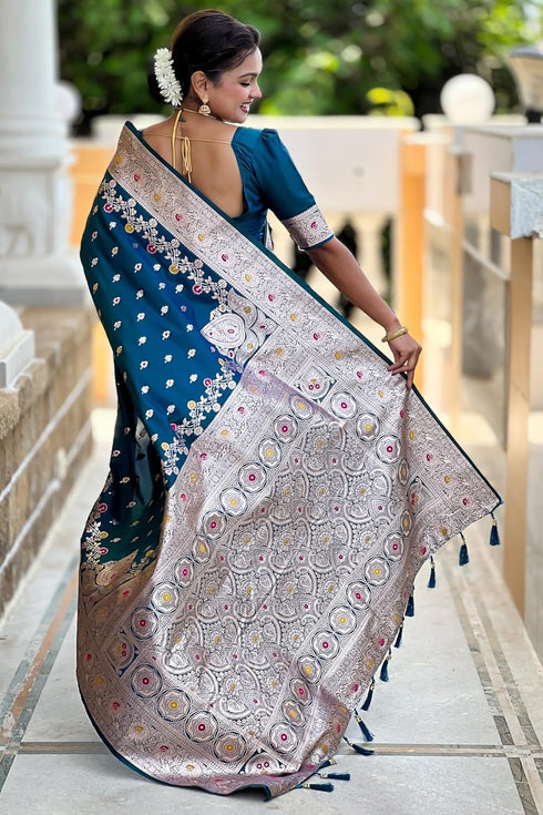 Vasthrlay Kanjivaram Unstitched Blouse Ethnic Wear