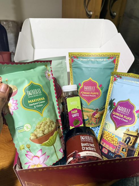Bombay Snacking Co Discovery box Snack Hamper 450gm