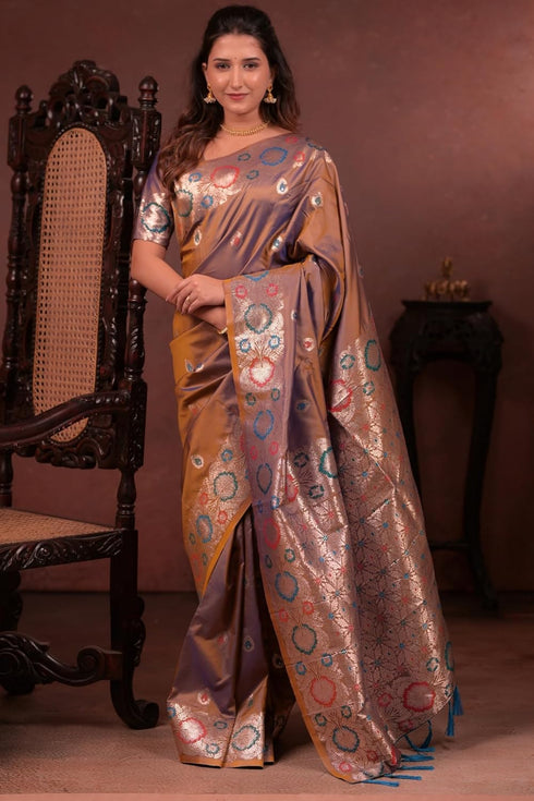 Vasthrlay Kanjivaram Unstitched Blouse Ethnic Wear